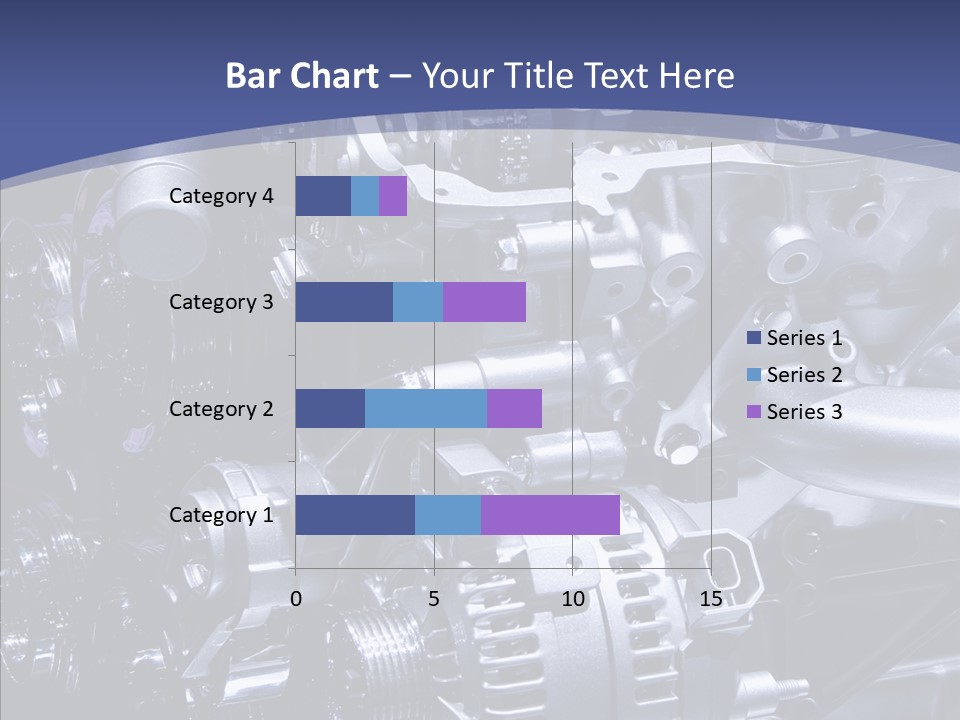 Vehicle Metal Hydrogen PowerPoint Template