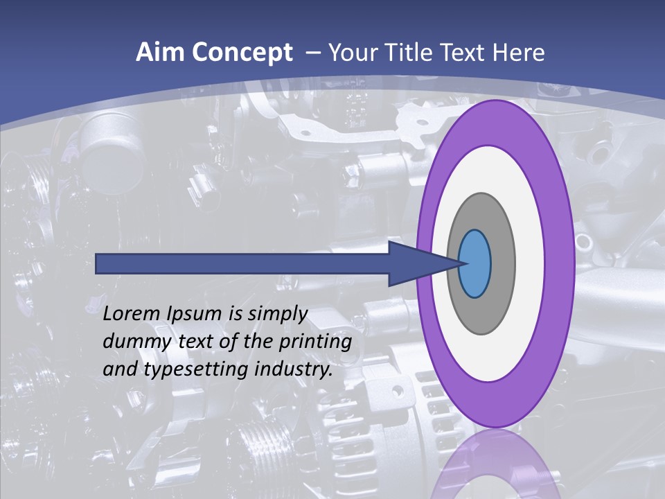 Vehicle Metal Hydrogen PowerPoint Template