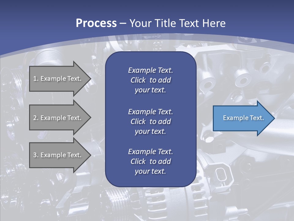 Vehicle Metal Hydrogen PowerPoint Template