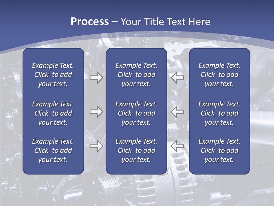 Vehicle Metal Hydrogen PowerPoint Template