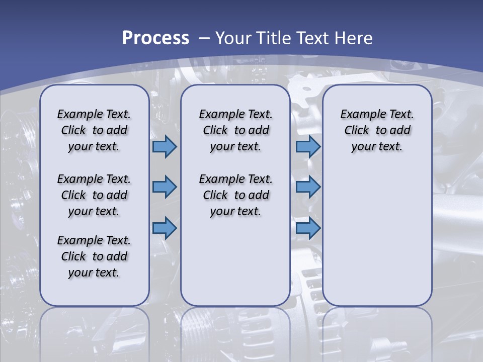 Vehicle Metal Hydrogen PowerPoint Template