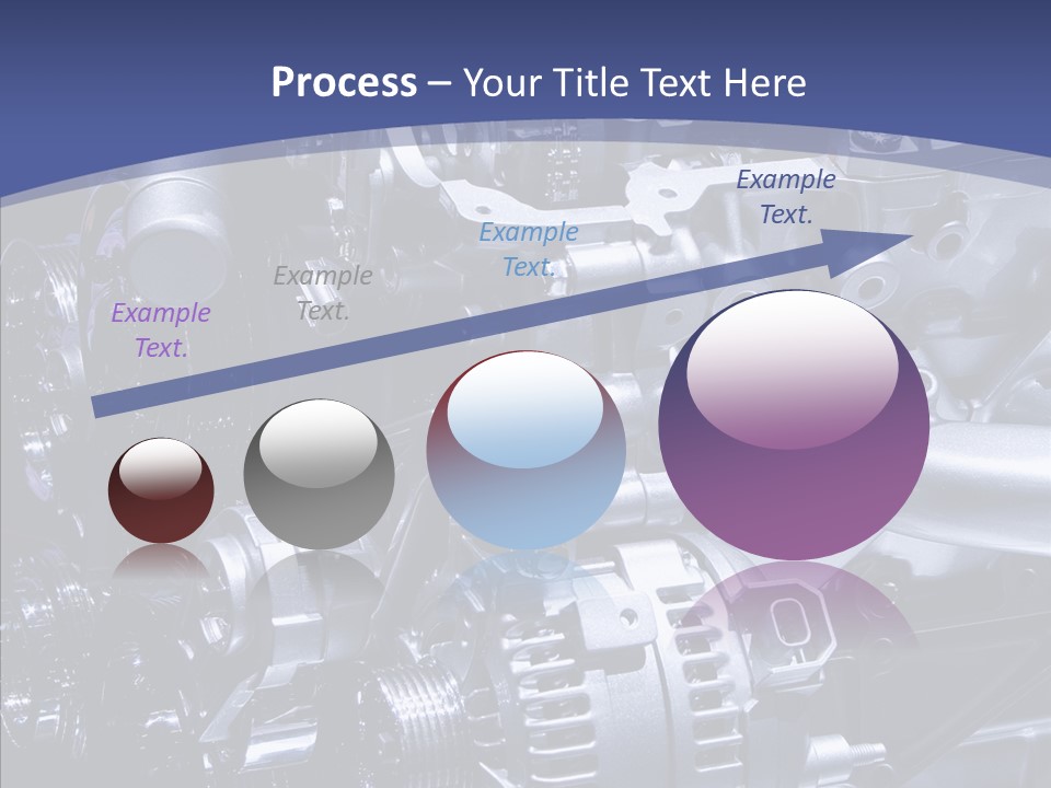 Vehicle Metal Hydrogen PowerPoint Template