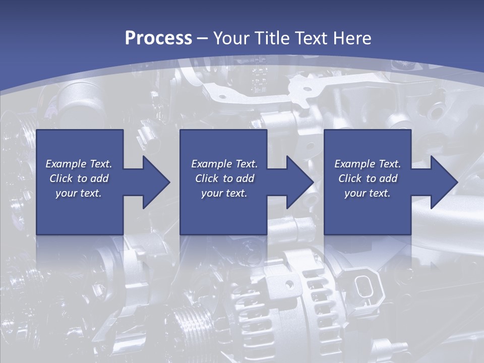Vehicle Metal Hydrogen PowerPoint Template