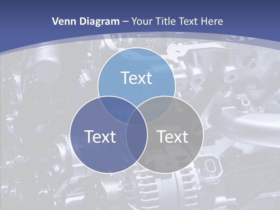 Vehicle Metal Hydrogen PowerPoint Template
