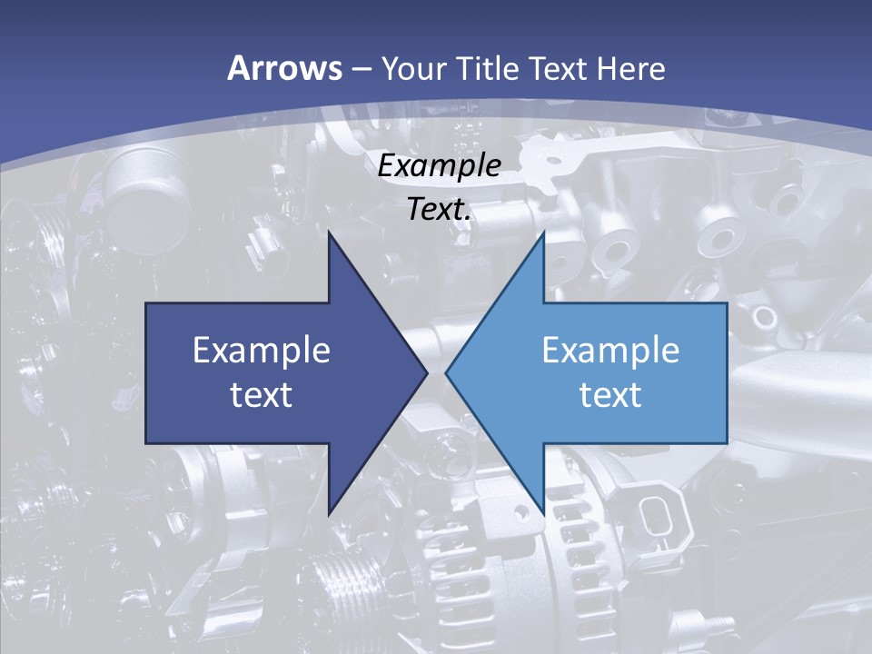 Vehicle Metal Hydrogen PowerPoint Template