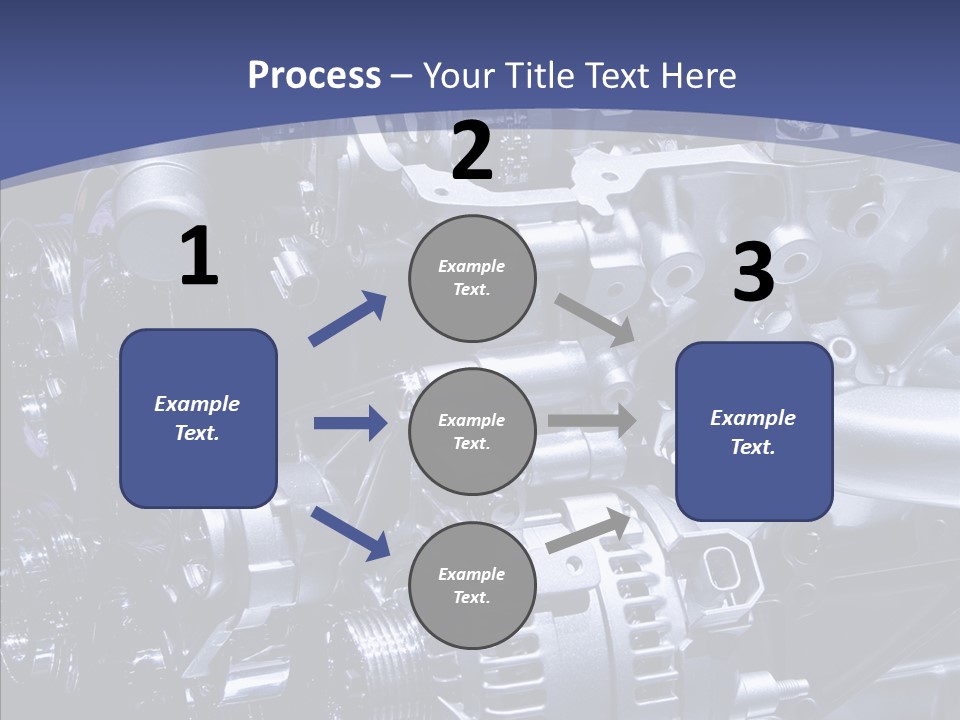 Vehicle Metal Hydrogen PowerPoint Template