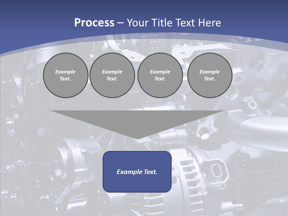 Vehicle Metal Hydrogen PowerPoint Template
