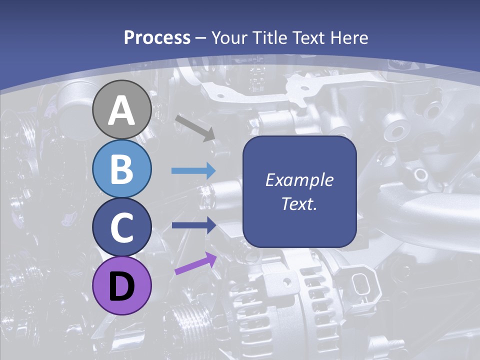 Vehicle Metal Hydrogen PowerPoint Template