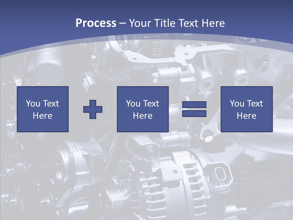Vehicle Metal Hydrogen PowerPoint Template