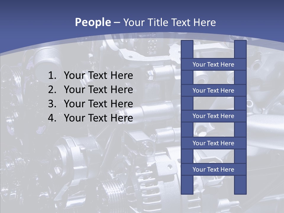 Vehicle Metal Hydrogen PowerPoint Template