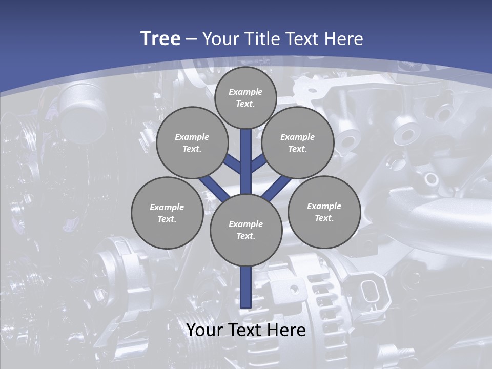 Vehicle Metal Hydrogen PowerPoint Template