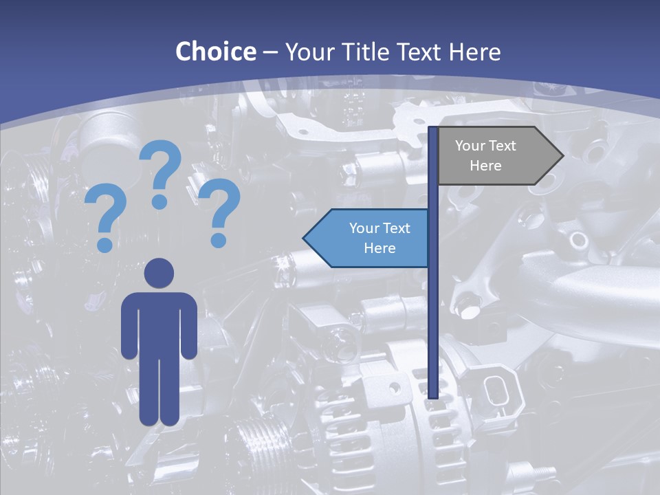 Vehicle Metal Hydrogen PowerPoint Template