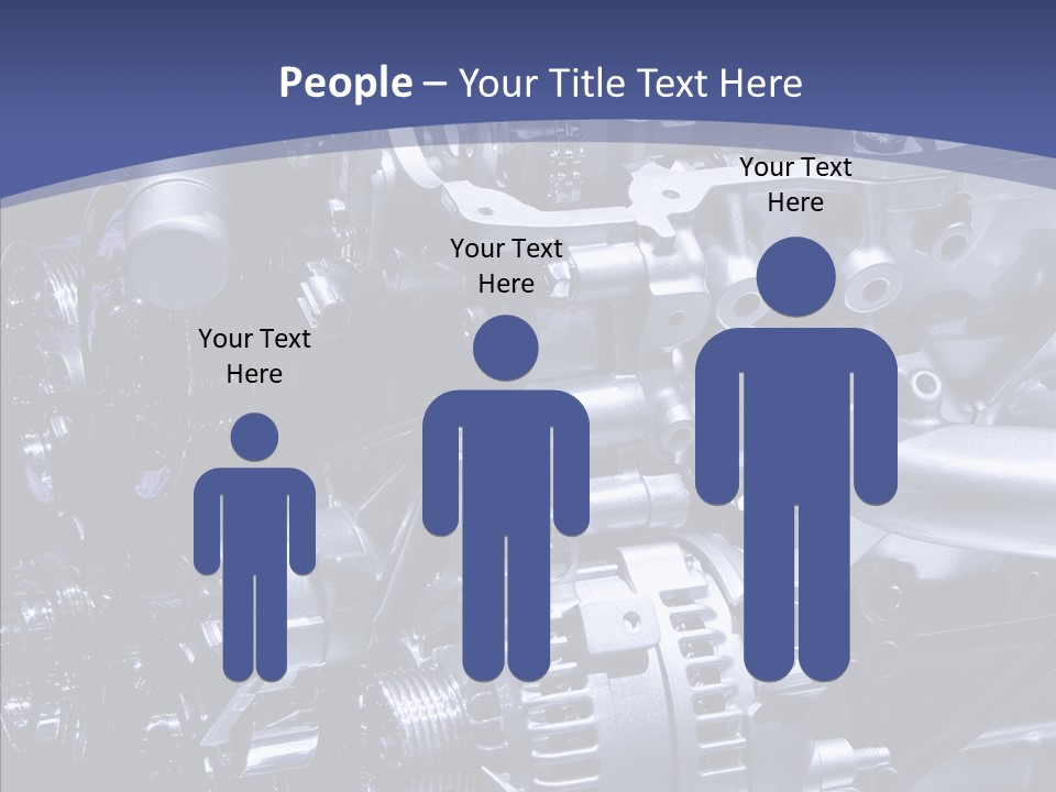 Vehicle Metal Hydrogen PowerPoint Template