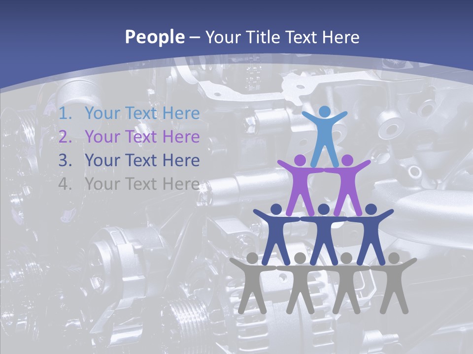 Vehicle Metal Hydrogen PowerPoint Template