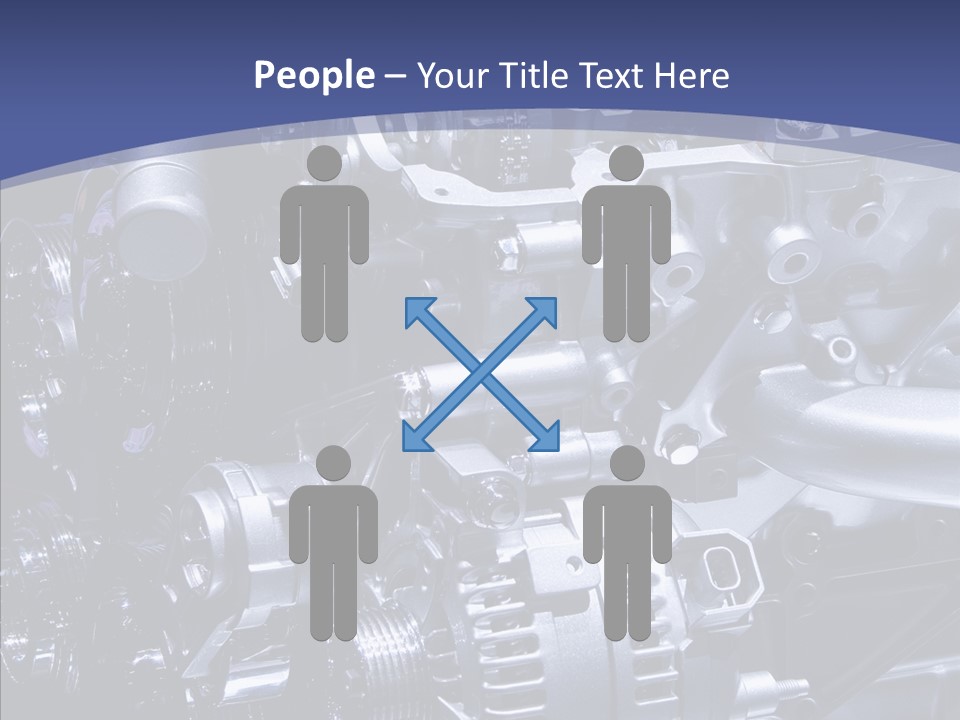 Vehicle Metal Hydrogen PowerPoint Template