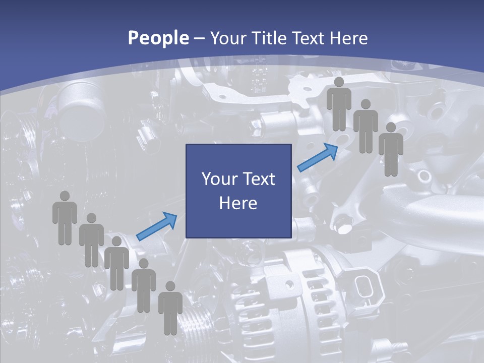 Vehicle Metal Hydrogen PowerPoint Template