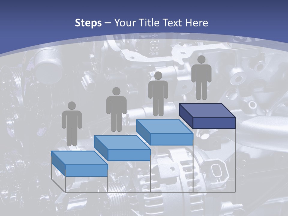 Vehicle Metal Hydrogen PowerPoint Template