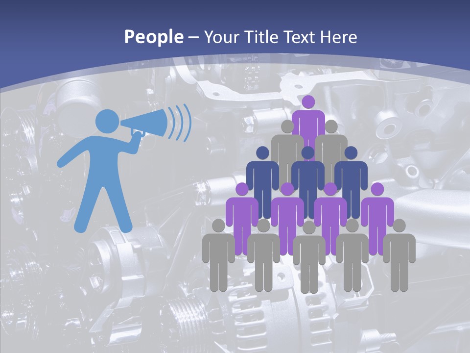 Vehicle Metal Hydrogen PowerPoint Template