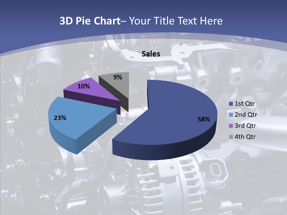 Vehicle Metal Hydrogen PowerPoint Template