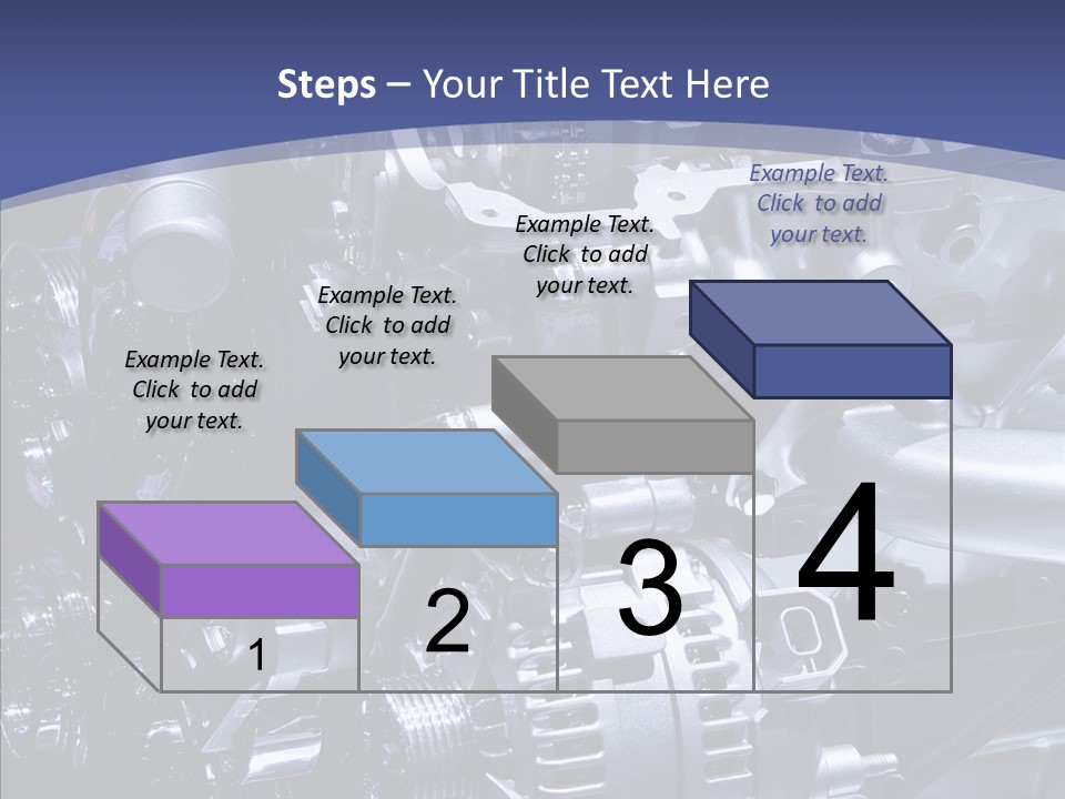 Vehicle Metal Hydrogen PowerPoint Template