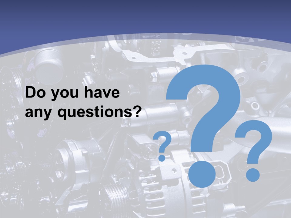 Vehicle Metal Hydrogen PowerPoint Template