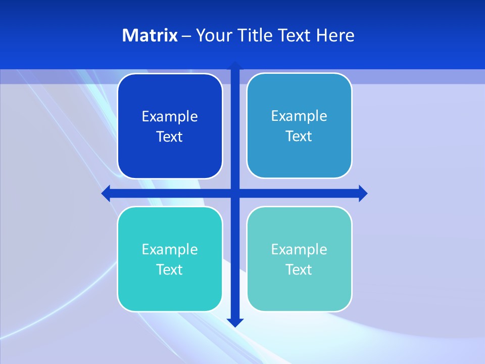 Blue Awesome Circle PowerPoint Template