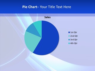 Blue Awesome Circle PowerPoint Template