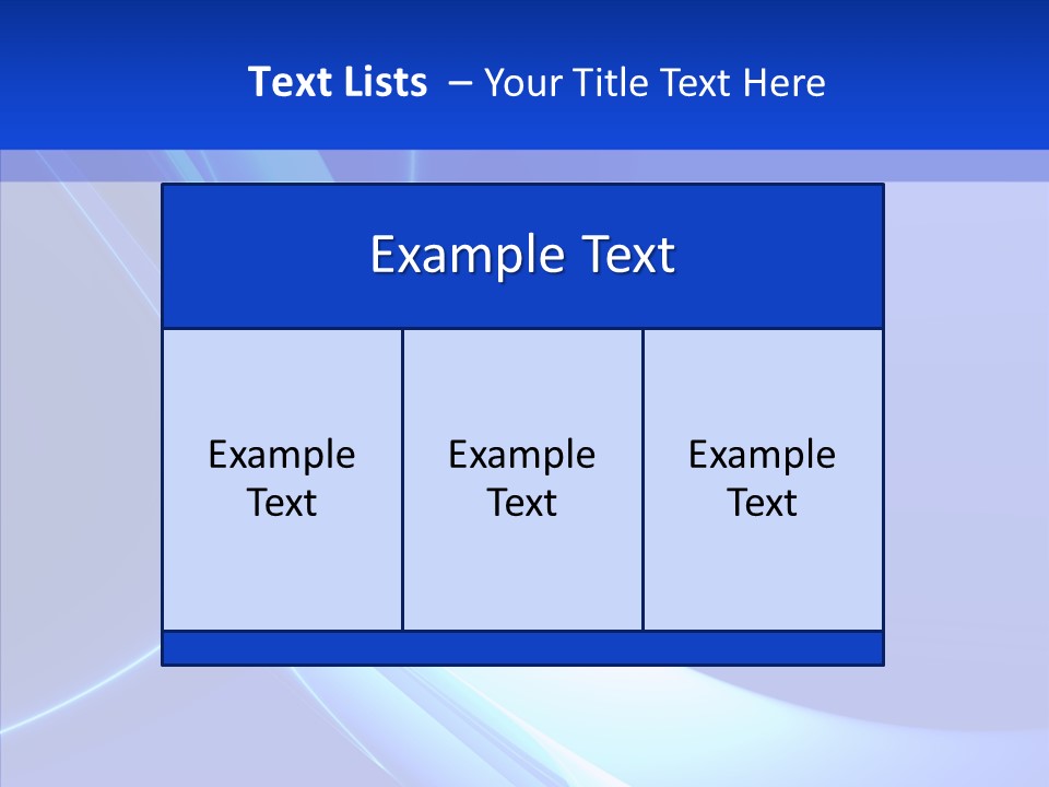 Blue Awesome Circle PowerPoint Template