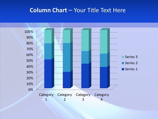 Blue Awesome Circle PowerPoint Template