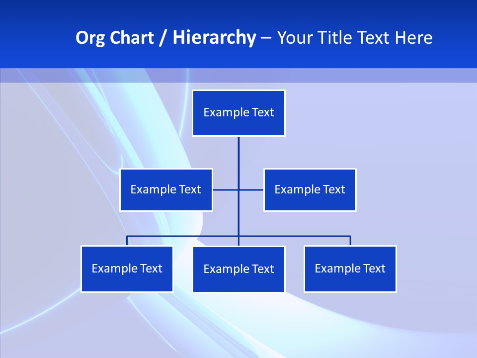 Blue Awesome Circle PowerPoint Template