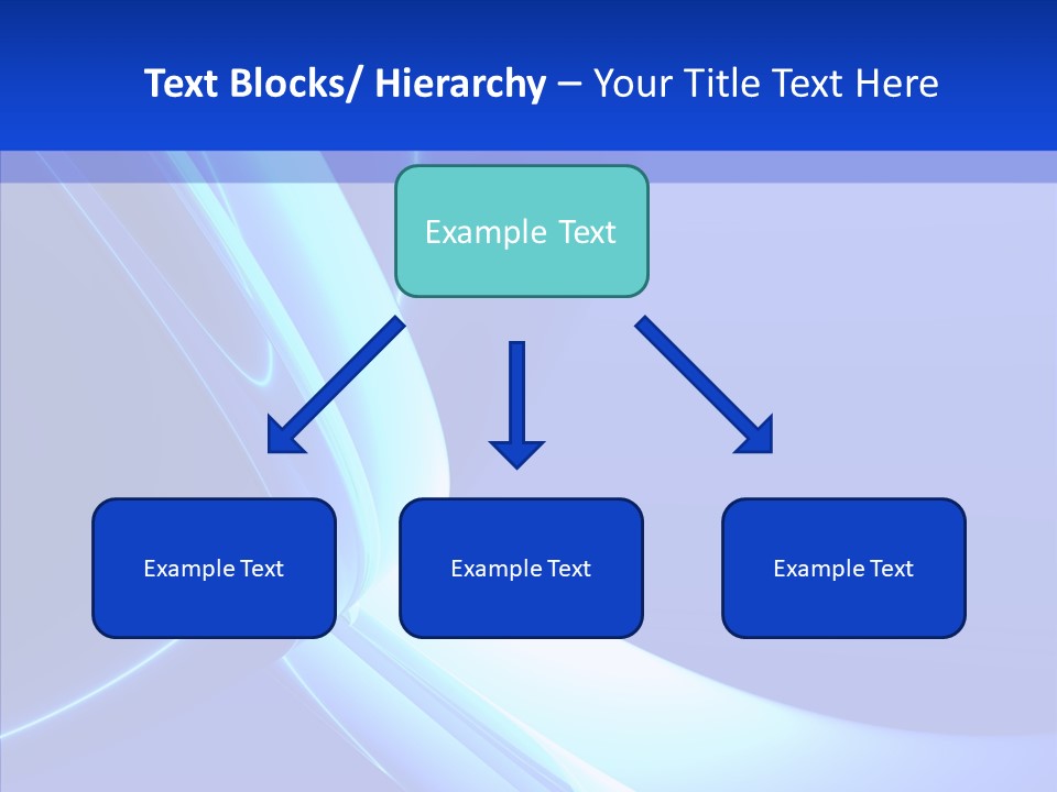 Blue Awesome Circle PowerPoint Template