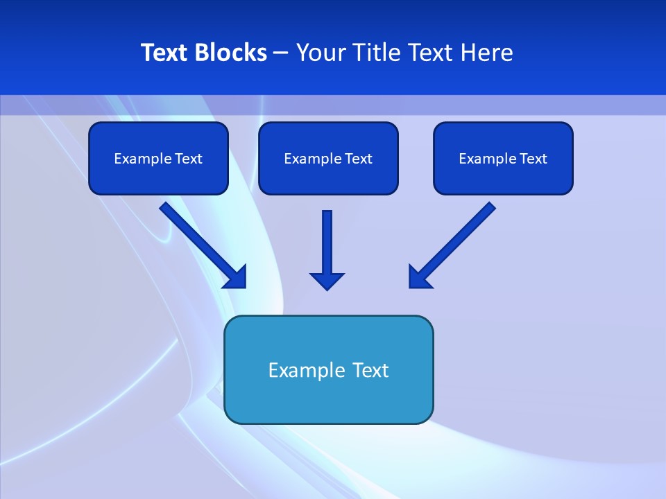 Blue Awesome Circle PowerPoint Template