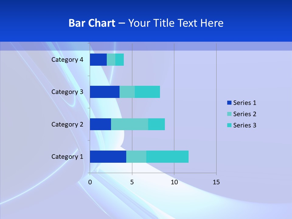 Blue Awesome Circle PowerPoint Template
