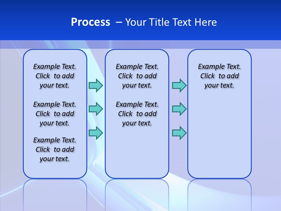 Blue Awesome Circle PowerPoint Template