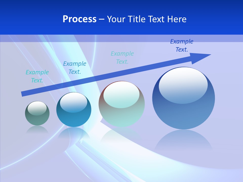Blue Awesome Circle PowerPoint Template