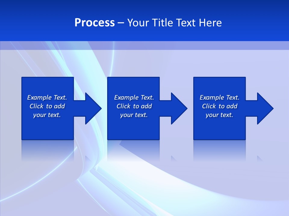Blue Awesome Circle PowerPoint Template