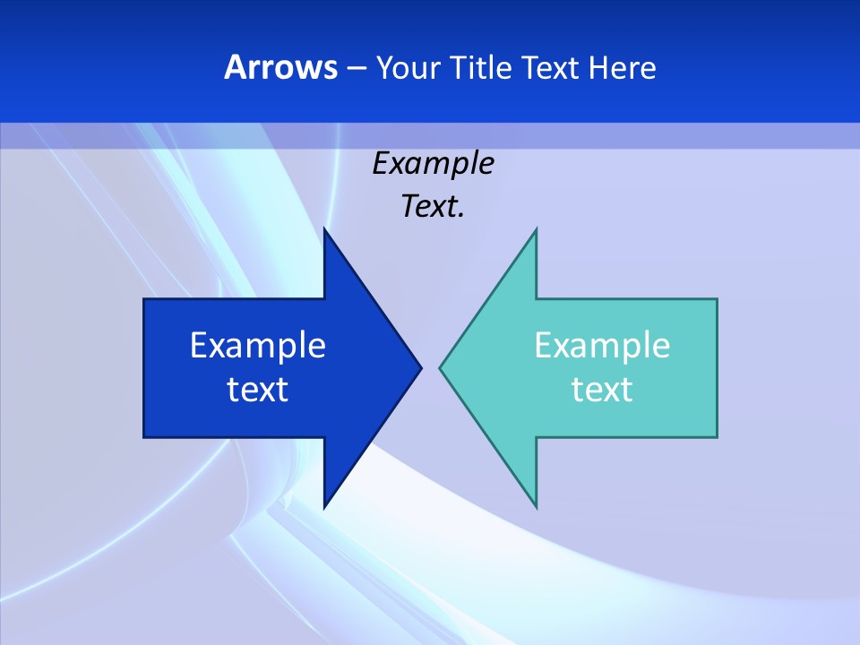 Blue Awesome Circle PowerPoint Template