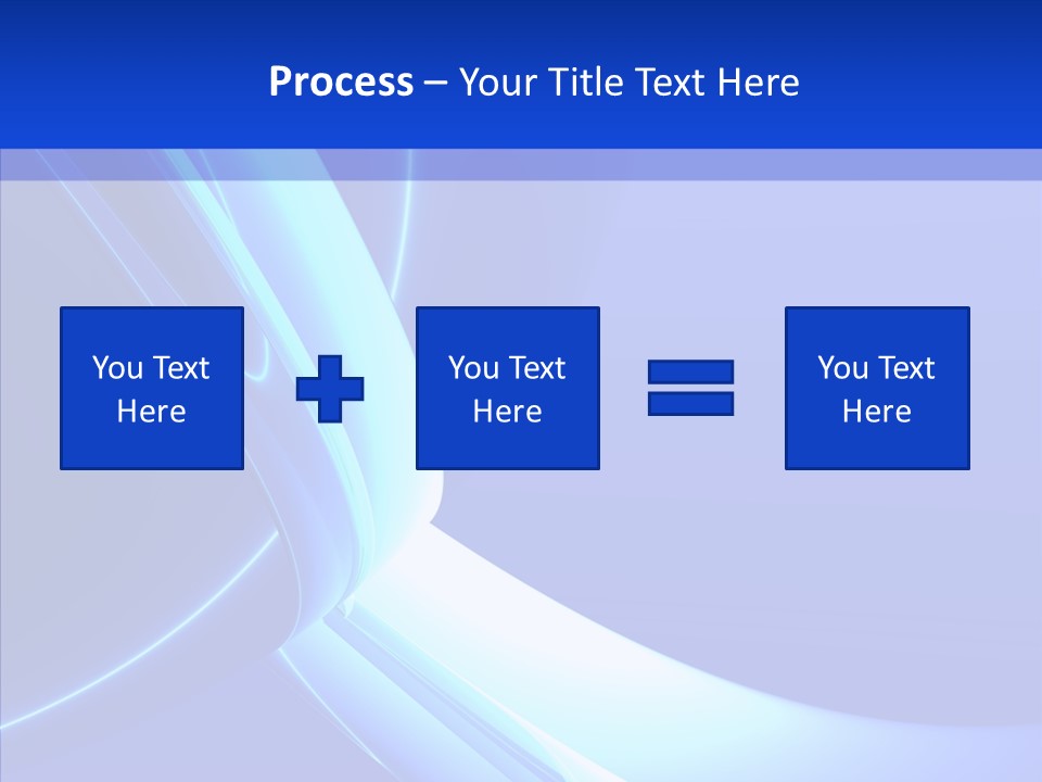 Blue Awesome Circle PowerPoint Template