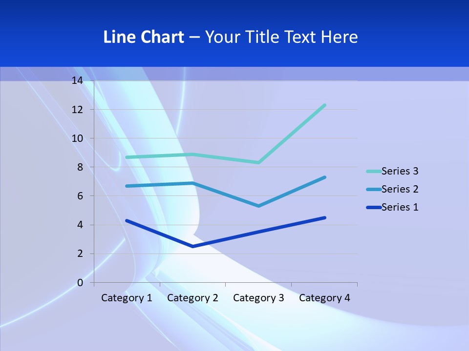 Blue Awesome Circle PowerPoint Template