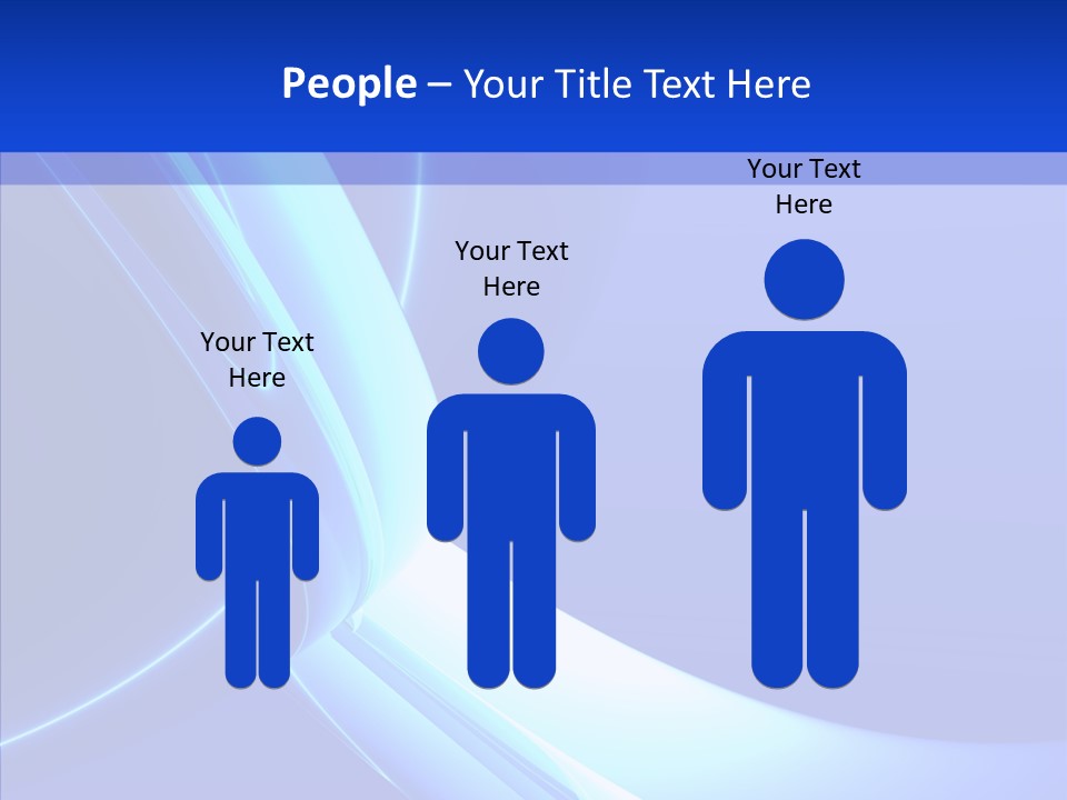 Blue Awesome Circle PowerPoint Template