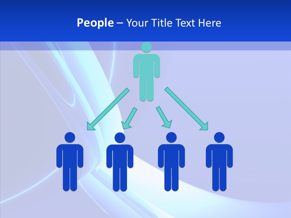 Blue Awesome Circle PowerPoint Template