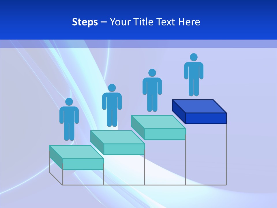 Blue Awesome Circle PowerPoint Template