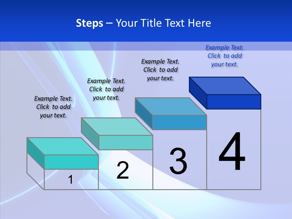 Blue Awesome Circle PowerPoint Template