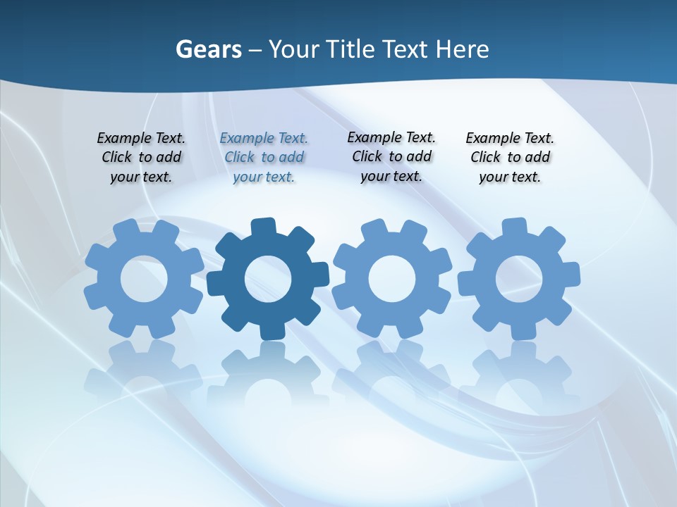 Blue Symbol Professional PowerPoint Template