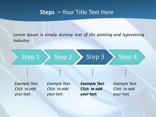 Blue Symbol Professional PowerPoint Template