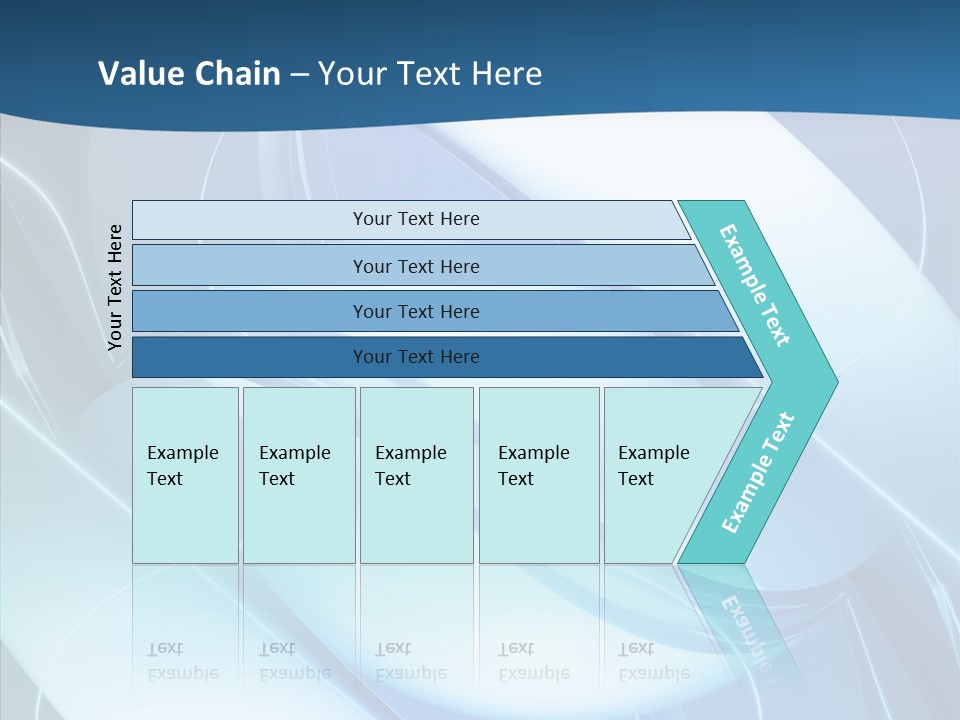 Blue Symbol Professional PowerPoint Template