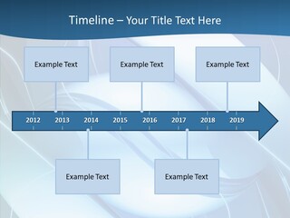 Blue Symbol Professional PowerPoint Template