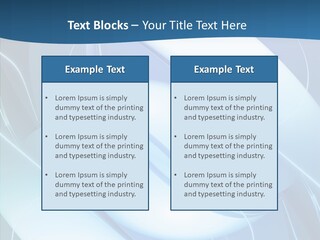 Blue Symbol Professional PowerPoint Template