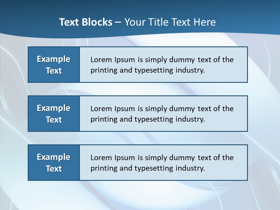 Blue Symbol Professional PowerPoint Template