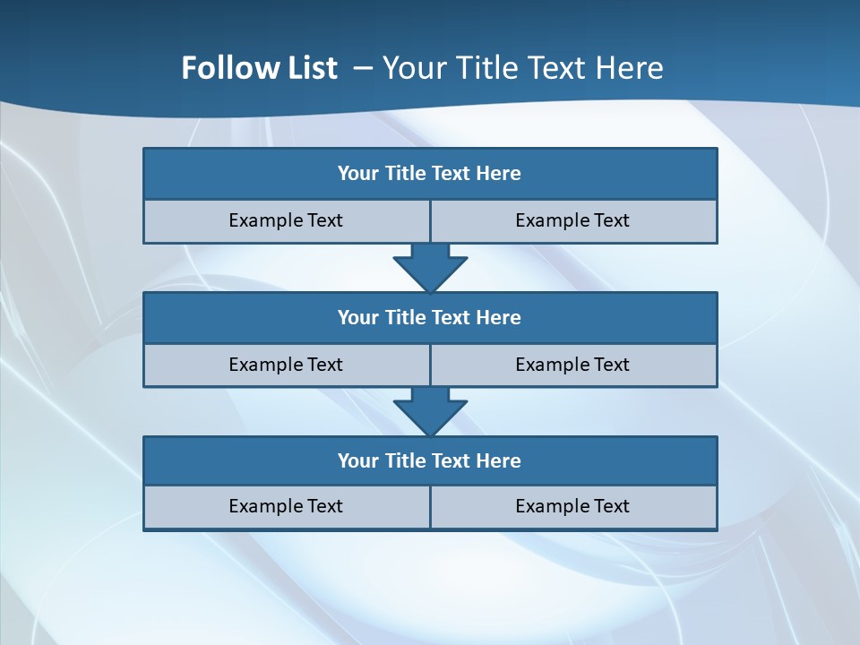 Blue Symbol Professional PowerPoint Template